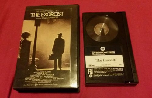 The Exorcist Warner Home Video Horror Beta Tape Betamax 1973 1986