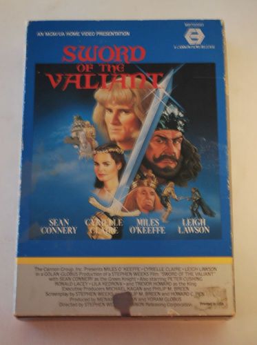 Sword of the Valiant Betamax Tape Sean Connery Fantasy Collectible Beta