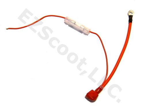 POSITIVE BATTERY CABLE FUSE HOLDER + 12A FUSE 4STROKE GY6 50-150cc SCOOTER MOPED