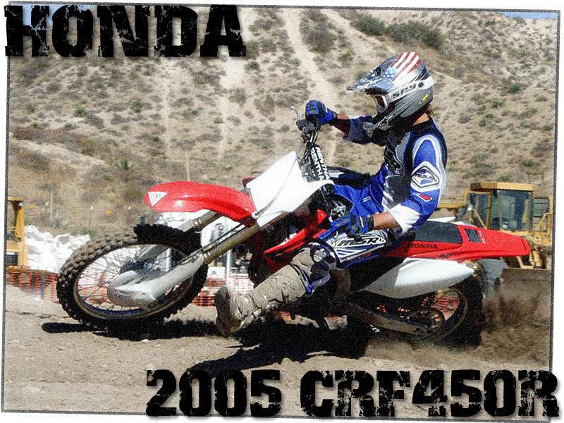2005 honda crf450r motocross motorcycle -- awesome competitor