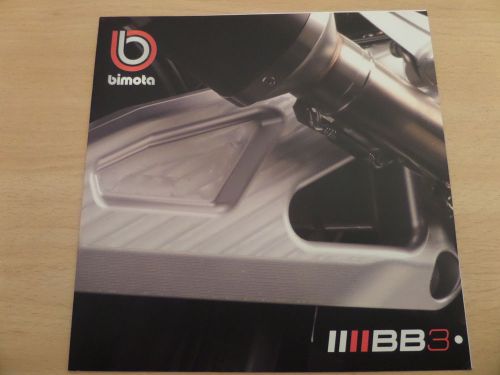 Bimota BB3 Motorcycle Sales Brochure 2015