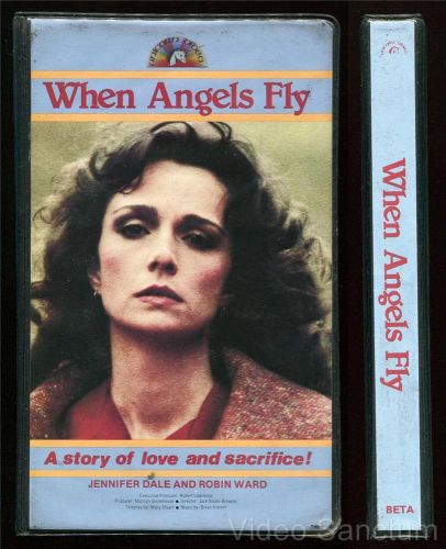 TV MOVIE BETA NOT VHS WHEN ANGELS FLY 1983 UNICORN VIDEO FACTORY SEALED REVENGE