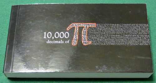 10,000 Decimals of Pi: The Original: Vincent Hedan: EXCELLENT!!
