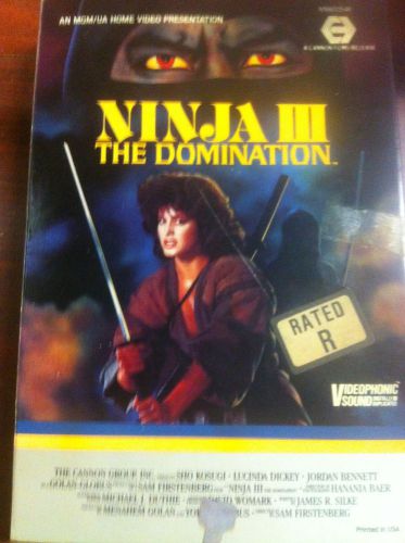 Ninja iii  the domination    beta    sho kosugi   original release on video