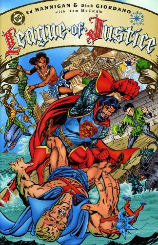 LEAGUE OF JUSTICE #2 Hannigan Giordano DC COMICS Prestige 1996 *ShipFree w$35 Or