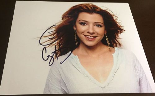 Alyson Hannigan American Pie Actress Hand Signed 8x10 Autographed Photo W/COA