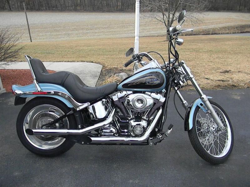 2007 Harley Davidson Softail Custom FXSTC, Blue & Black