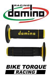 Husaberg MX501 Domino Diamond Waffle Grips Black / Yellow