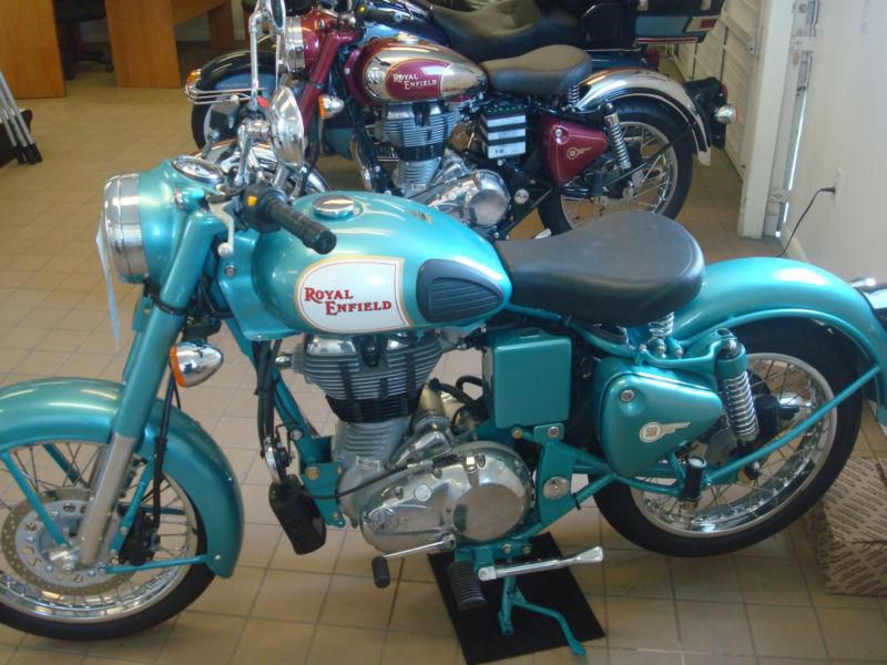 Brand new, 2011 Royal EnfieldC5, Teal, 50 state, $1500 discount! price reduced