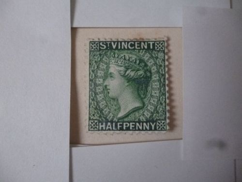 St vincent half penny gum washed  s/2658