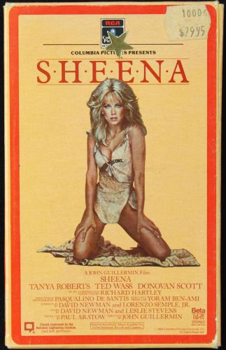 Sheena beta betamax video videotape tape movie
