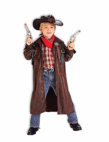 Boys western cowboy desperado halloween costume size medium