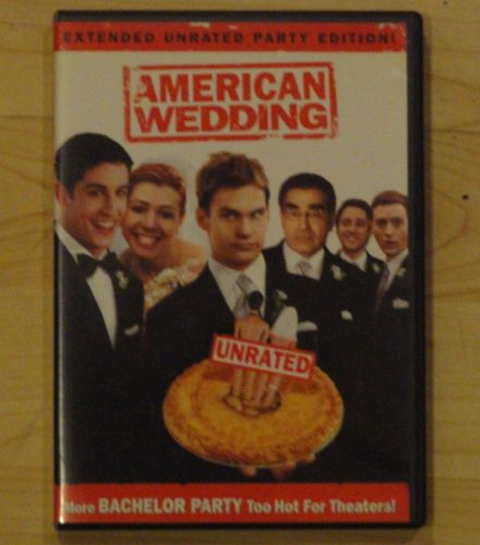 American Wedding DVD NR Jason Biggs Alyson Hannigan 2003 Unrated Comedy NR