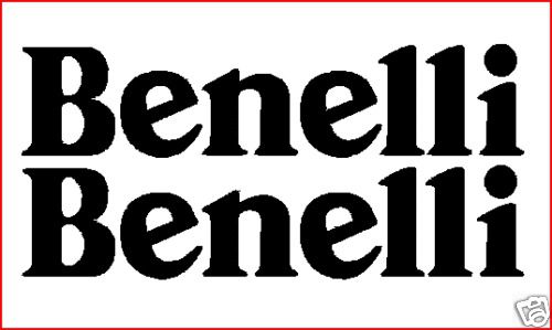 1 PAIR OF &#034;BENELLI&#034; LOGO/STICKERS/DECAL/GRAPHICS