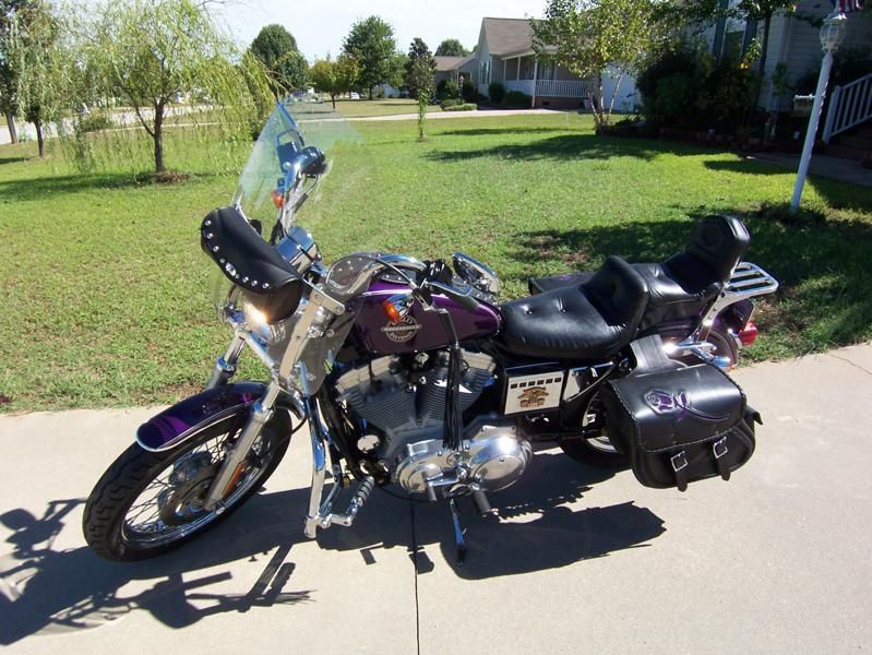 2003 Harley Sportster 883XLH 4K miles Lady owned Full Dresser Chrome Galore!