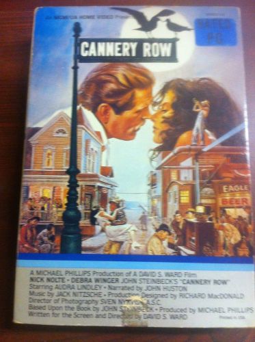 CANNERY ROW Beta Nick Nolte Debra Winger Original Release on Video
