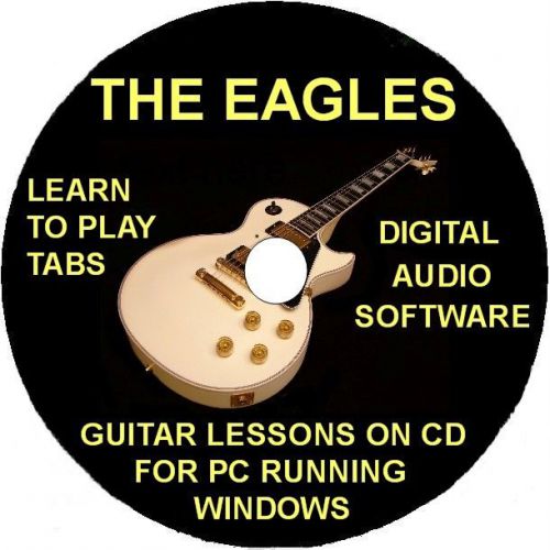 The Eagles 62 Guitar Tabs Software Lesson CD, 16 Backing Tracks &amp; Free Bonuses