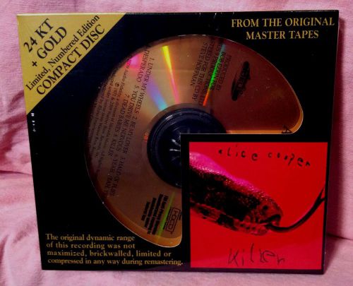 Audio Fidelity Alice Cooper Killer Gold CD Limited Edition # 0086