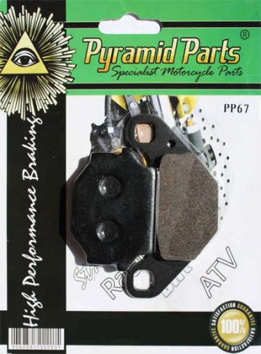 Pyramid Parts rear brake pads Kymco Agility 125 4 Stroke 16&#034; Wheels 08-15