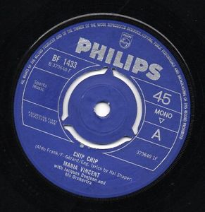 Hear - maria vincent - chip chip/it was always you - philips 1965 rare girly pop