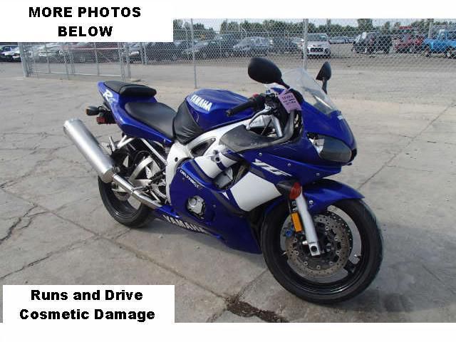 2004 Yamaha R6 yzfr6 BEST OFFER blue parts used WE SHIP salvage used custom yzf