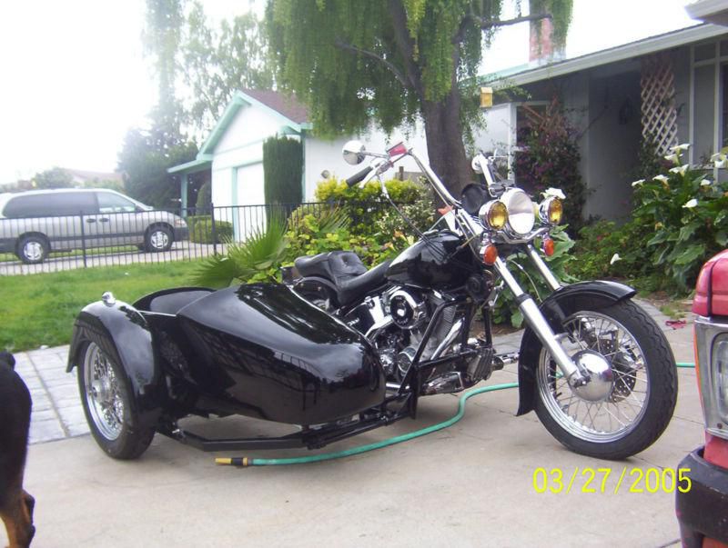 2005 Custom built Harley Davidson with sidecar