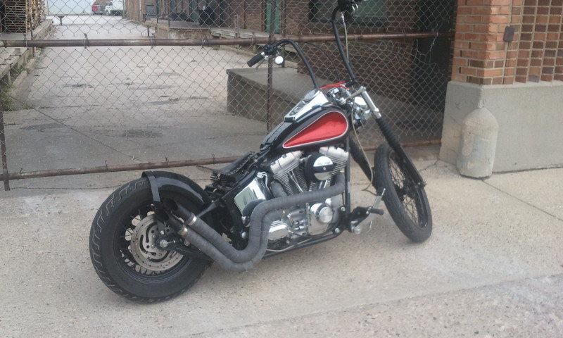 2004 Harley Softail Custom Bobber, Chopper, Ape Hangers, Exhaust, Custom Paint