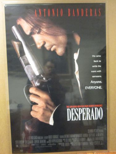 vintage 1995 Desperado original movie poster Antonio Banderas 7146
