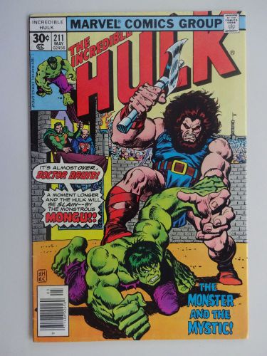 Incredible Hulk #211 Hi Grade Mongu Doctor Druid Hannigan &amp; Chan