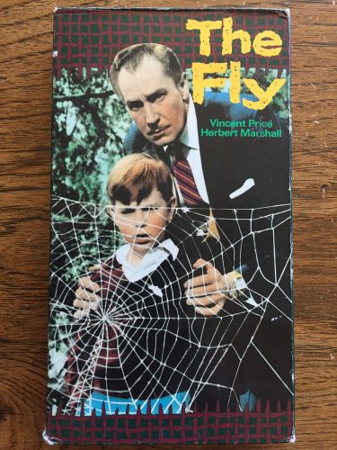 The Fly VHS Horror Scifi Vincent Price Herbert Marshall Fox Video