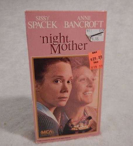 Betamax Beta NIGHT MOTHER &#039;night, Mother 1986 Sissy Spacek Anne Bancroft
