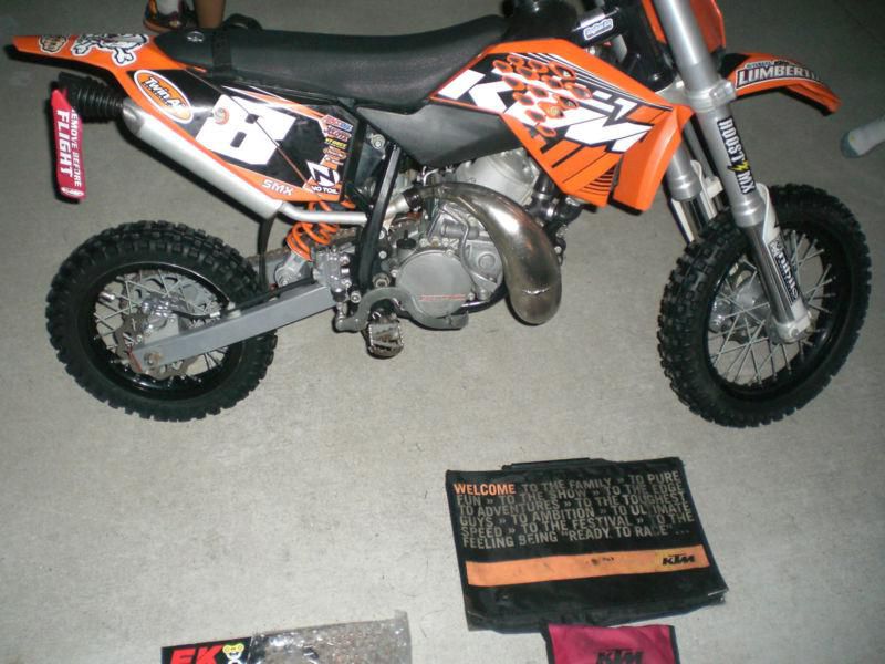 50cc KTM SX 2012 Includes parts (still in package) Brand new set of tires