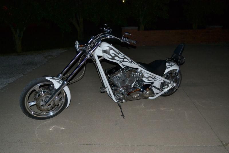 2005 American Iron Horse Texas Chopper LSC Pearl White Motorcycle