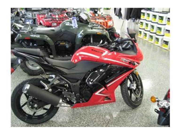 2012 Kawasaki Ninja 250 Sportbike 