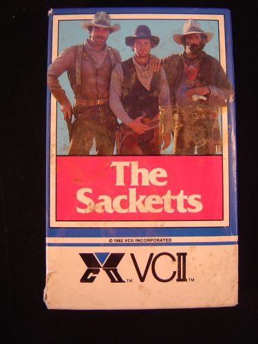 The Sacketts BETA Format Western Tom Selleck Sam Elliott 1982 Louis L&#039;Amour
