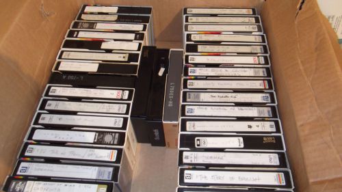 BETAMAX BETA 33 TAPES Used as Blank W/Commercials * 84 Olympics *TV Shows * More