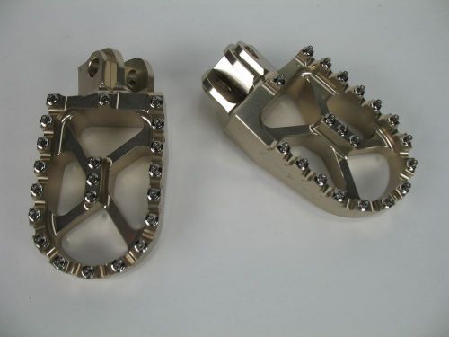 Husaberg / KTM FE FX SX Aluminum Foot Pegs - Titanium