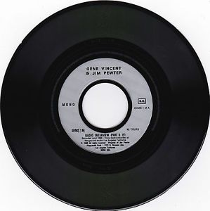 GENE VINCENT &amp; JIM PEWTER &#034;Radio Interview&#034; &#039;68 GVMS 1 Rare ROCKABILLY