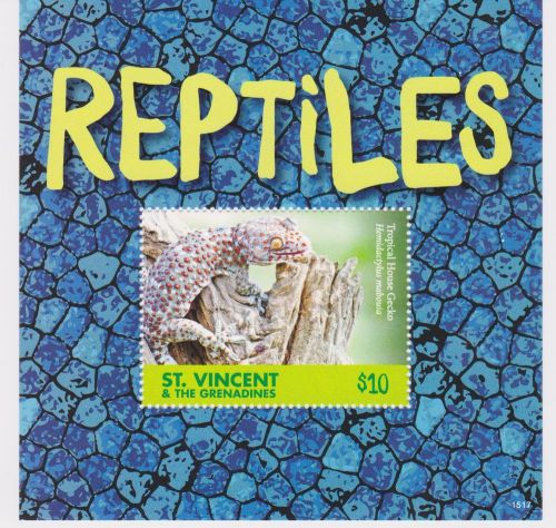 St Vincent &amp; The Grenadines - Reptiles, 2015 - 1517 S/S MNH