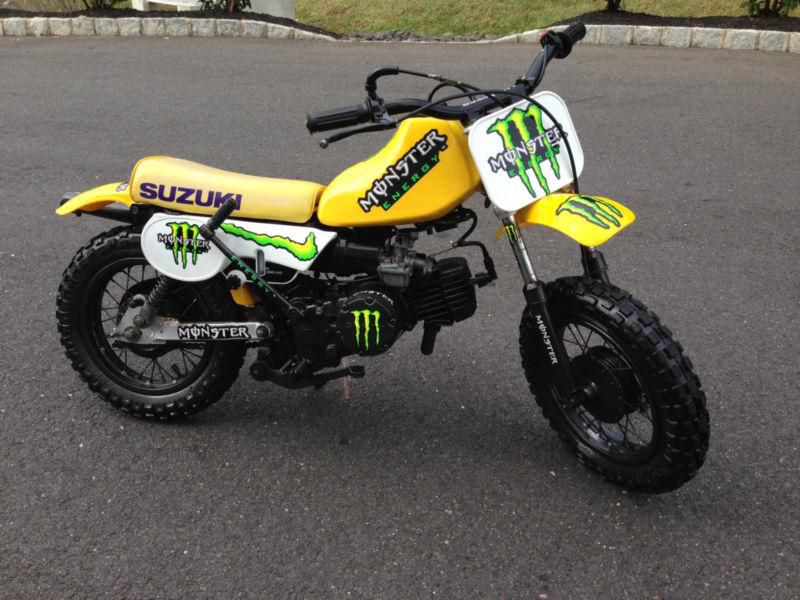 1999 suzuki jr-50 1 speed automatic dirtbike-superclean-monster sticker kit!