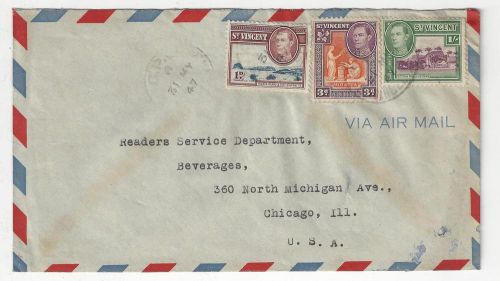 1947 st vincent to usa cover
