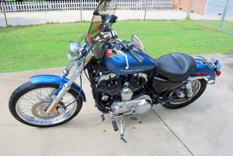 Harley davidson sportster xl1200c - 2006 - blue