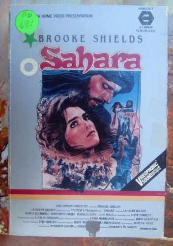 SAHARA Beta video Betamax BROOKE SHIELDS 1982