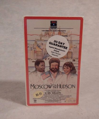 Betamax Beta MOSCOW ON THE HUDSON 1984 NEW Robin Williams