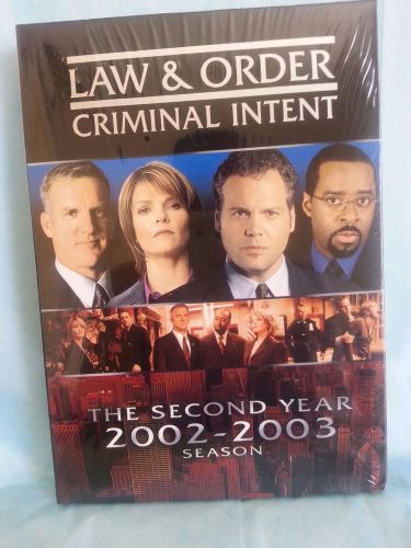 Law &amp; Order: Criminal Intent - The Second Year (DVD, NEW, Vincent D&#039;Onofrio)