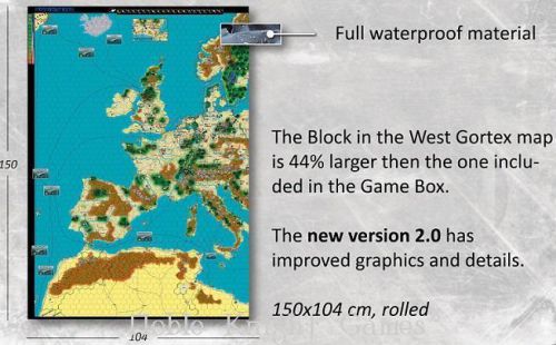Vento Nuovo Wargame Blocks in the West - Gore-Tex Mega Map (2.0) MINT