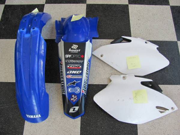 Used Yamaha YZ Fenders and Side Plates