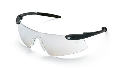 DES119 Desperado Safety Glasses - Indoor Outdoor Clear Mirror Lens-Black Temples