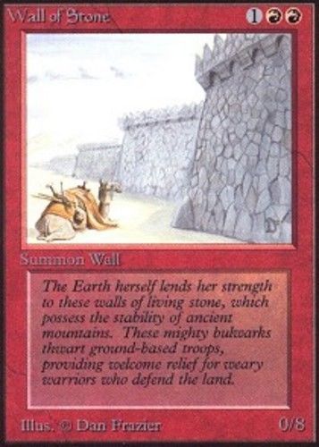 Wall of Stone X1 (Beta) MTG (NM) *CCGHouse* Magic