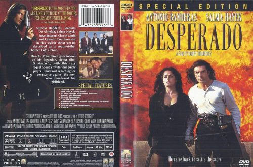DVD: DESPERADO.....ANTONIO BANDERAS-SELMA HAYEK-STEVE BUSCEMI